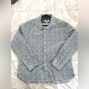 Button Down Floral Top size XXL
